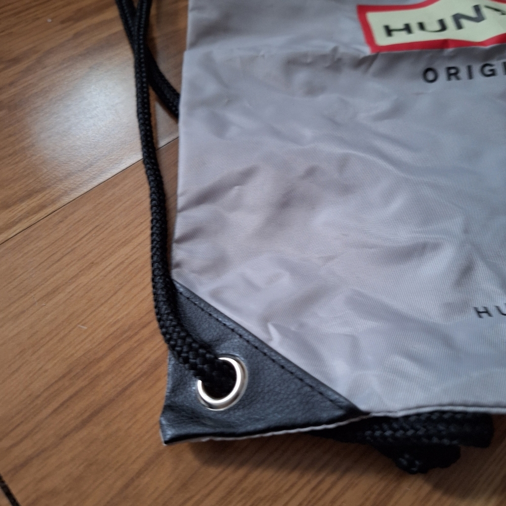 Hunter Gray Drawstring Backpack - image 4